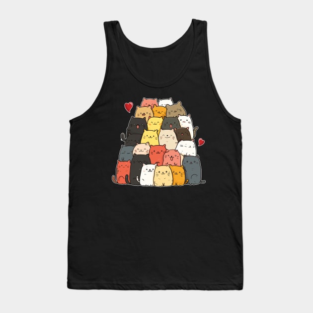 Cat Anime Merch Neko-inspired Magic Tank Top by BoazBerendse insect